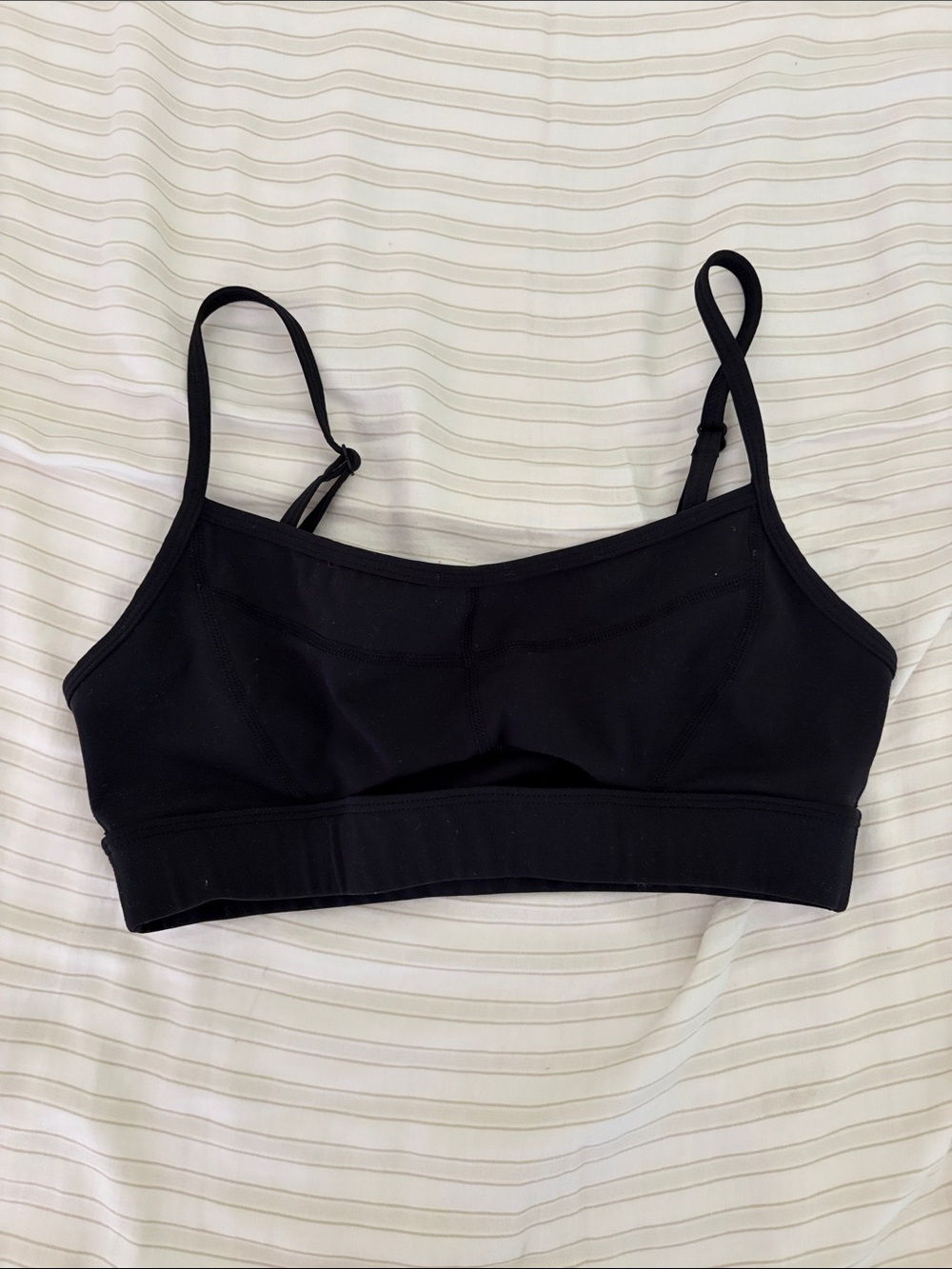 Black L Space Sports Bra